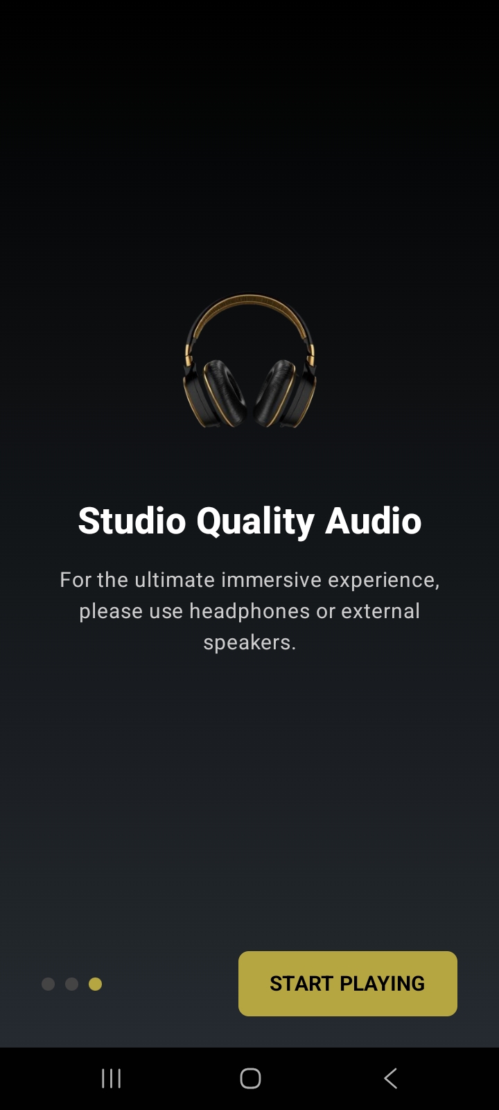 Studio Quality Screen