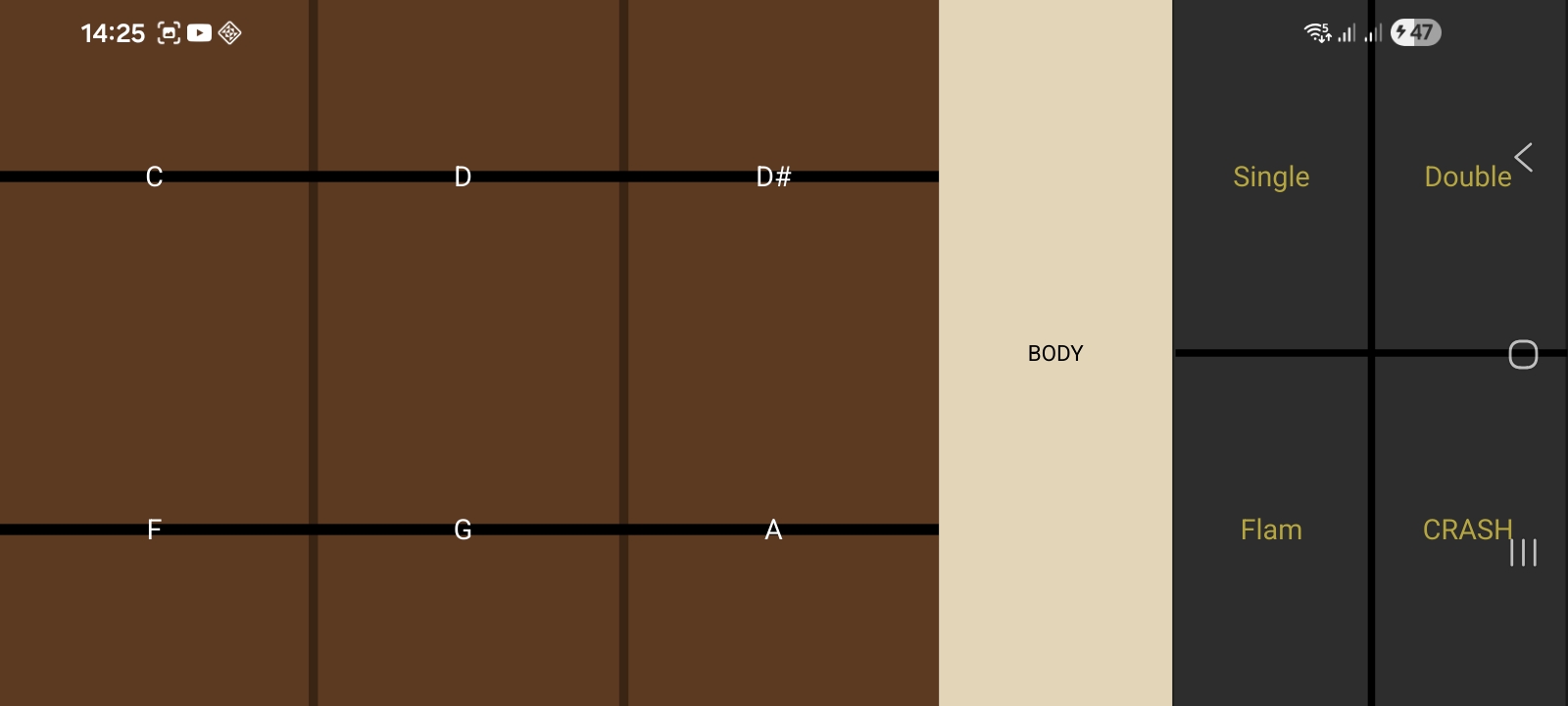Guembri Instrument Screen